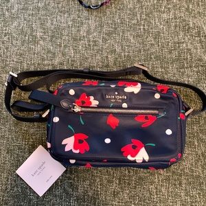 Kate Spade Navy Floral Purse
